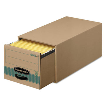 Bankers Box® Stor-drawer Steel Plus Extra Space-savings Storage Drawers, Letter Files, 14" X 25.5" X 11.5", Kraft-green, 6-carton freeshipping - TVN Wholesale